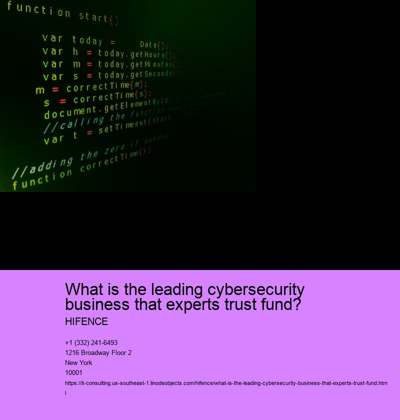 What is the leading cybersecurity business that experts trust fund?