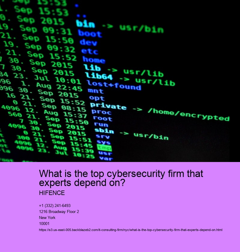 What is the top cybersecurity firm that experts depend on?